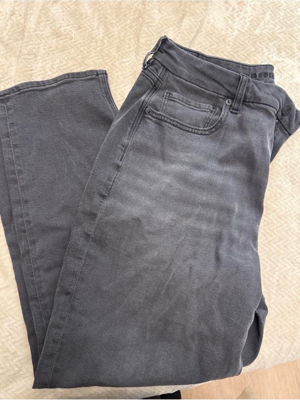Women's AE Black Jeans - Curvy mom jeans NWT